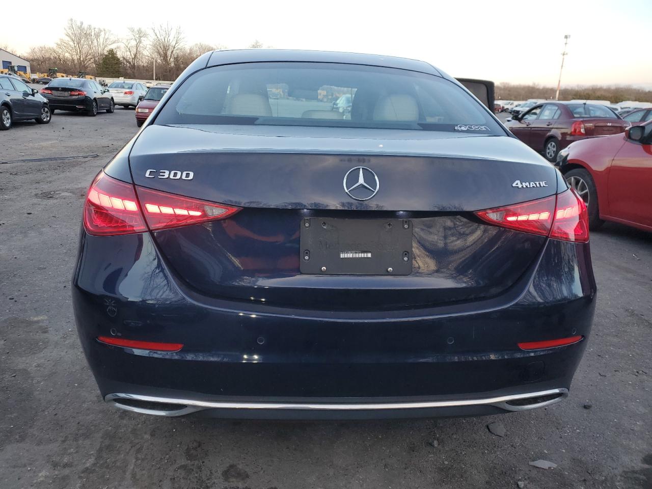 2022 Mercedes-Benz C-klasse VIN W1KAF4HB8NR017671 Copart auction photo, front end damage thumbnail 6