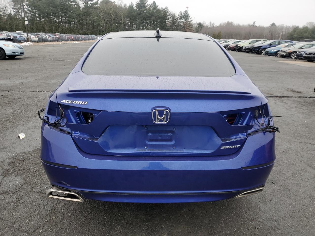 2020 Honda Accord VIN 1HGCV1F38LA073462 Copart auction photo, front end / rear end damage thumbnail 6