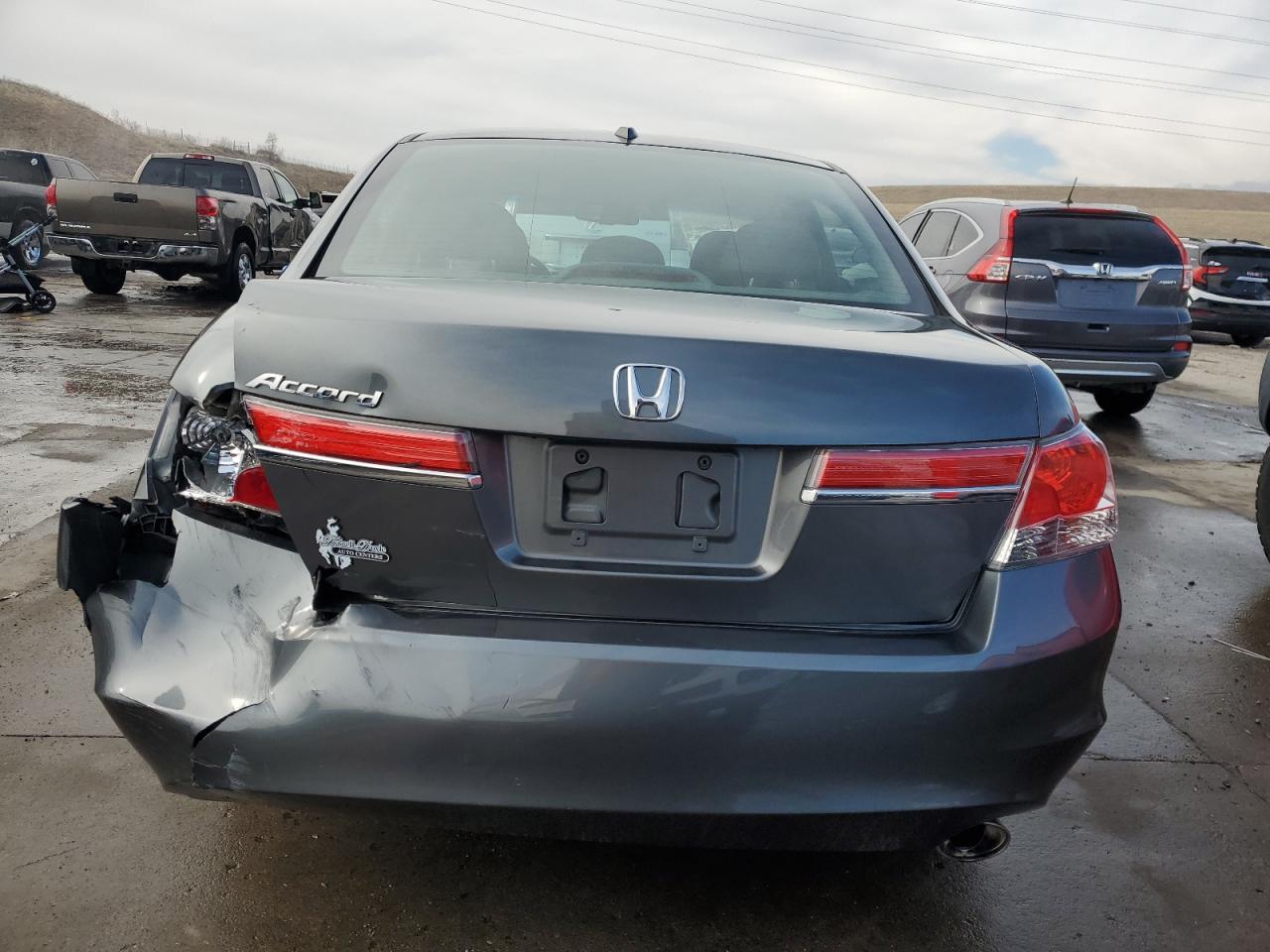 2011 Honda Accord VIN 1HGCP2F87BA006006 Copart auction photo, rear end damage thumbnail 6