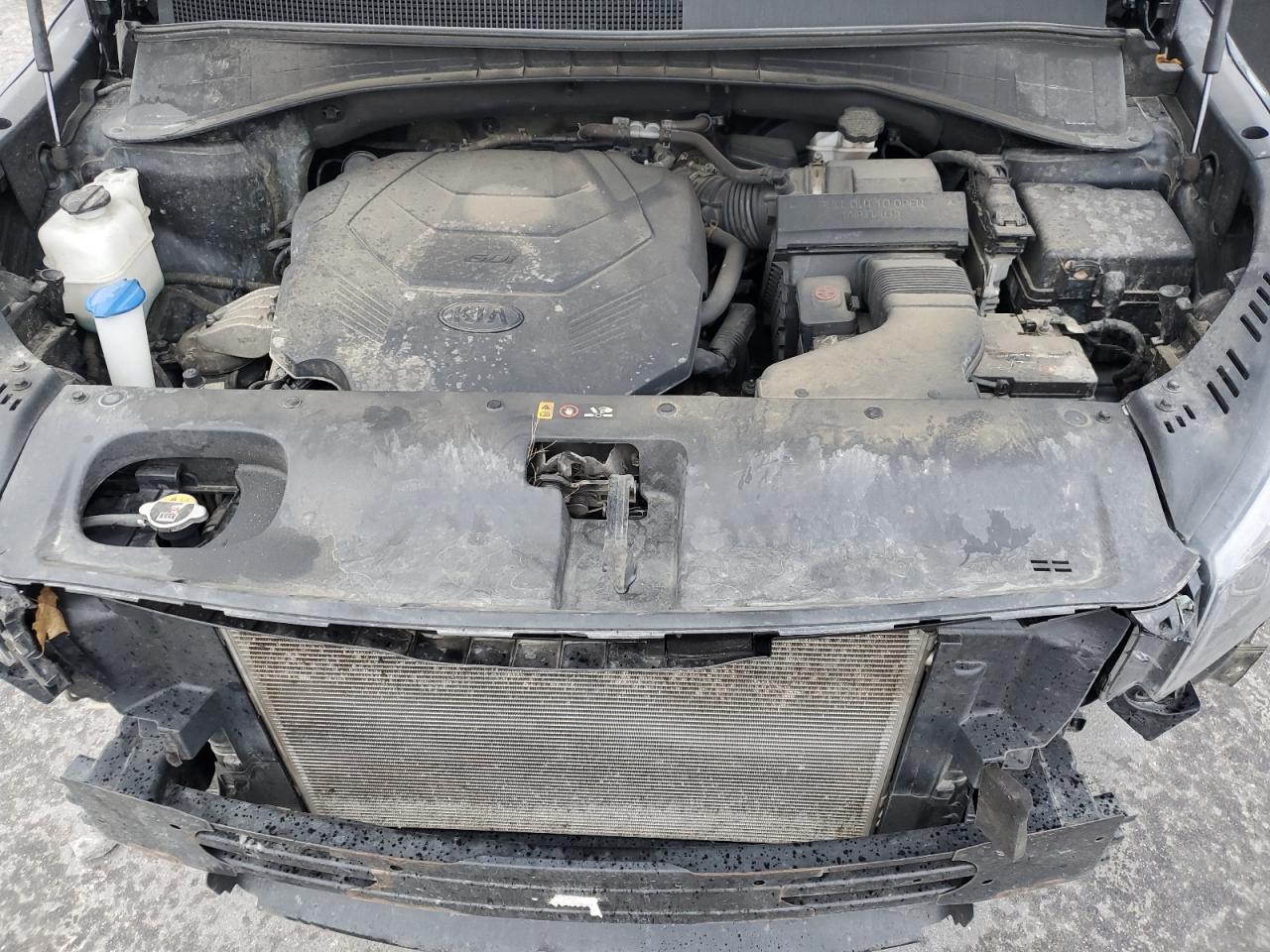 2019 KIA Sorento VIN 5XYPGDA54KG449271 Copart auction photo, front end / undercarriage damage thumbnail 13