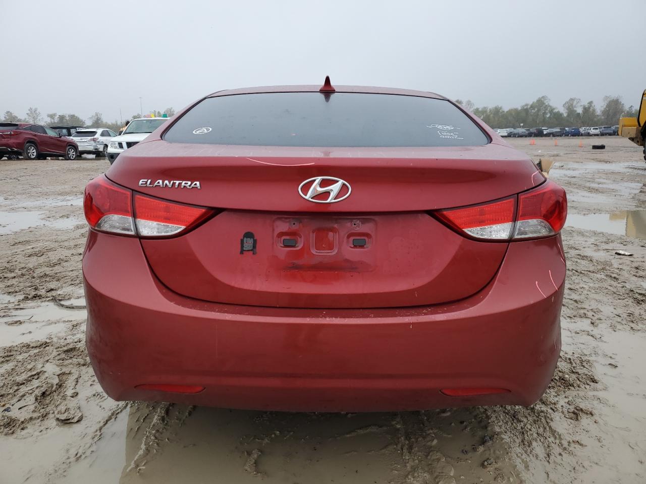 2012 Hyundai Elantra VIN KMHDH4AE6CU199012 Copart auction photo, front end damage thumbnail 6