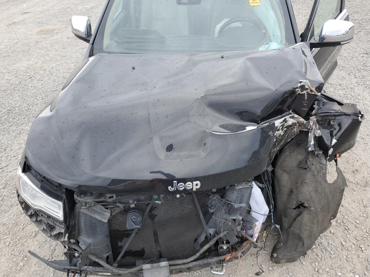 2016 Jeep Grand Cherokee VIN 1C4RJECG2GC369333 Copart auction photo, front end / mechanical damage thumbnail 13