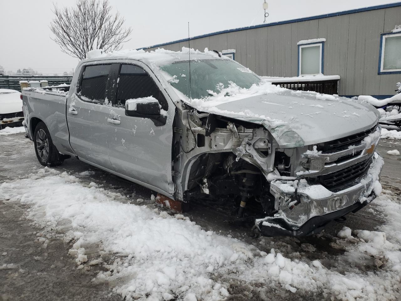2020 Chevrolet Silverado VIN 1GCUYDED8LZ307896 Copart auction photo, front end / undercarriage damage thumbnail 4