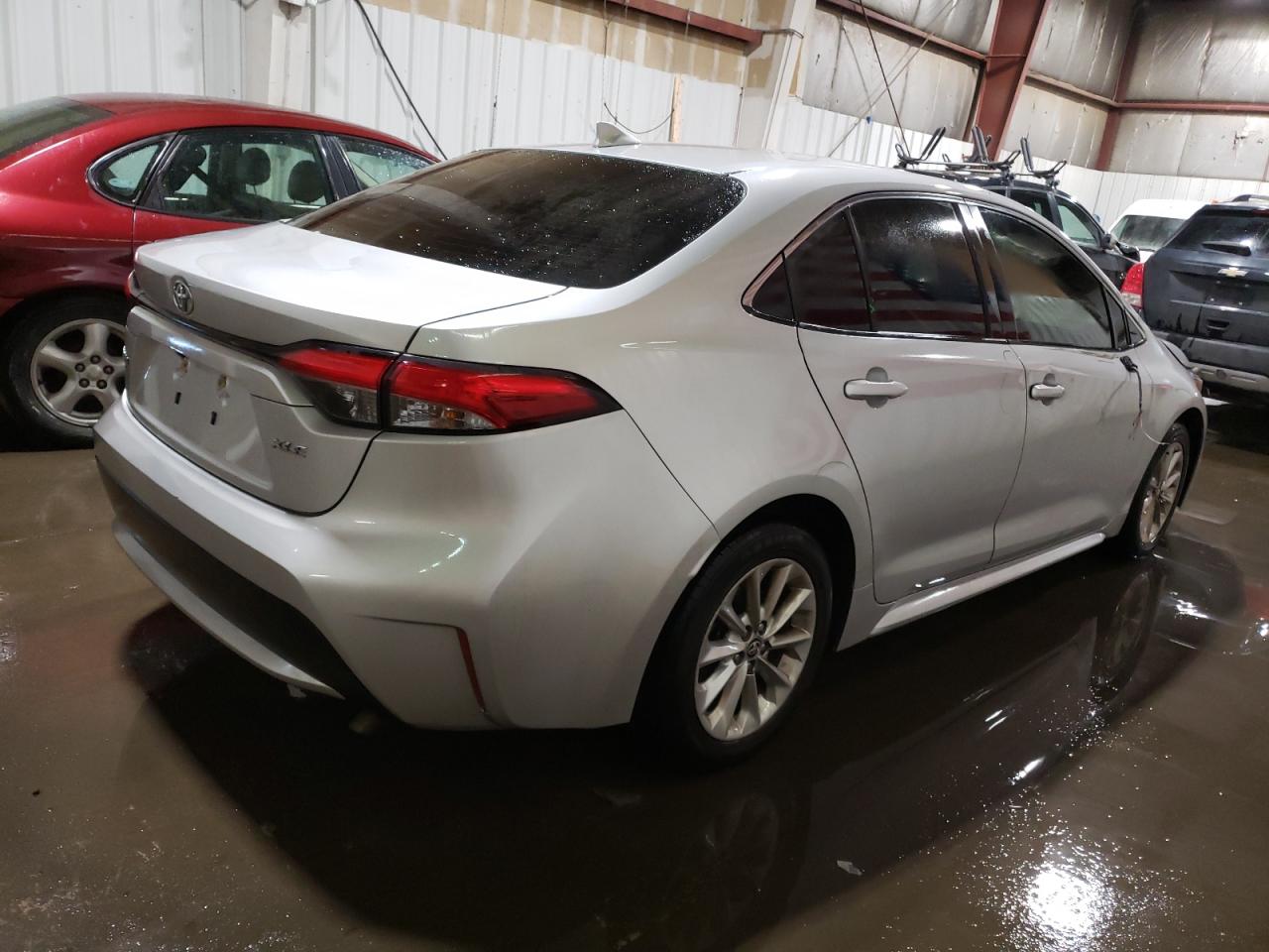 2020 Toyota Corolla VIN JTDFPRAE3LJ109121 Copart auction photo, front end / side damage thumbnail 3