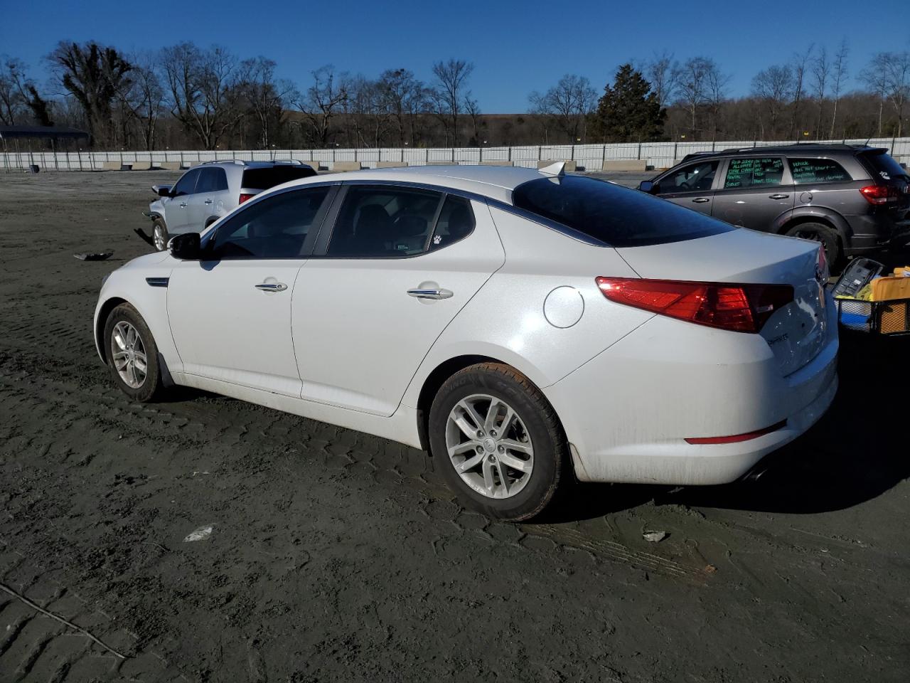 2013 KIA Optima VIN KNAGM4A70D5435354 Copart auction photo, front end damage thumbnail 2