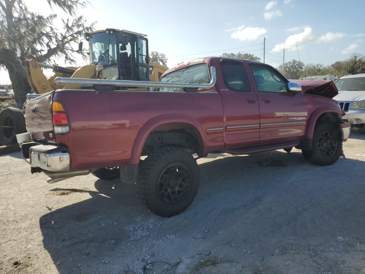 2000 Toyota Tundra VIN 5TBRT3813YS094518 Copart auction photo, side / front end damage thumbnail 3