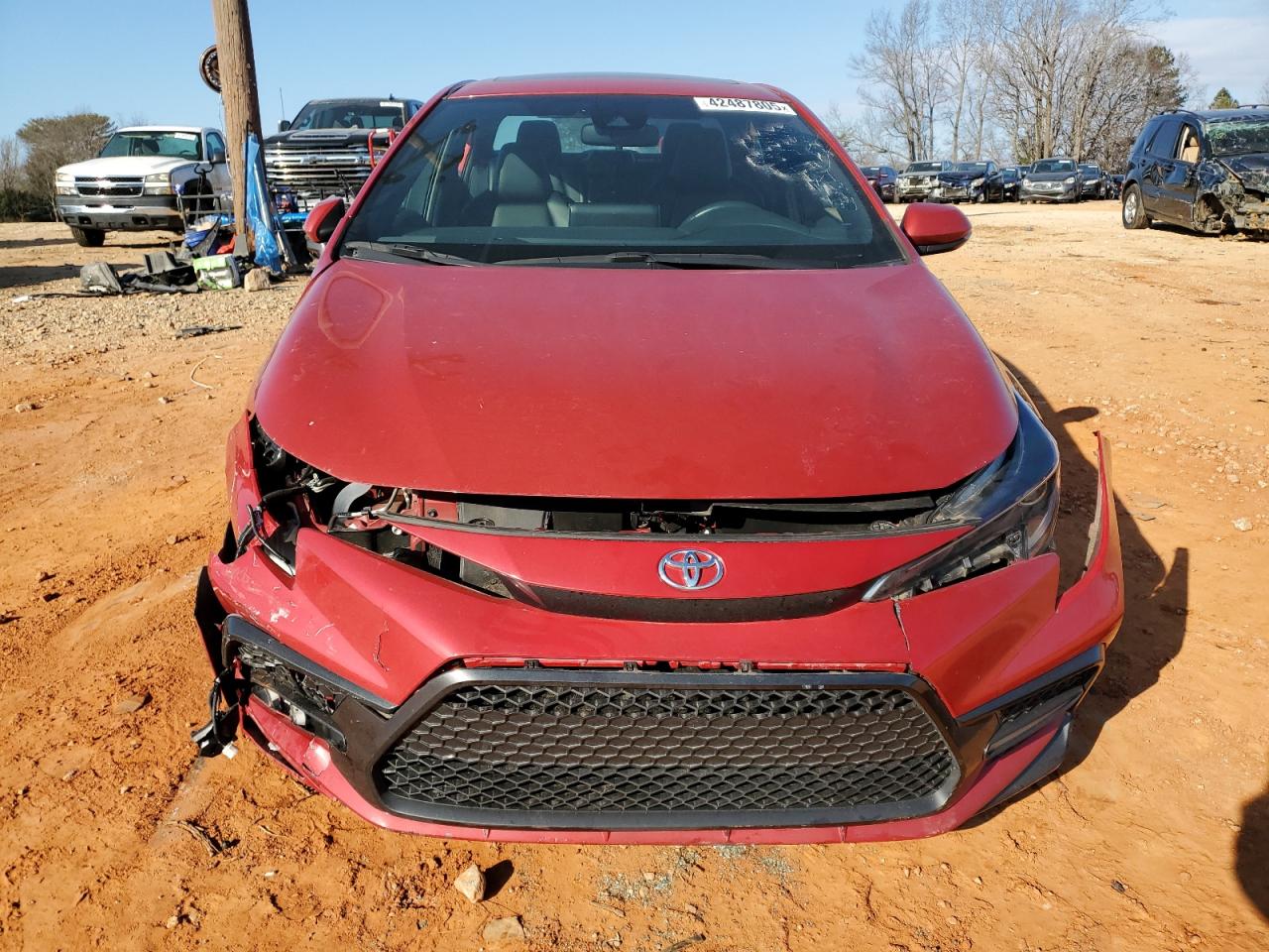 2021 Toyota Corolla VIN 5YFT4MCE8MP095984 Copart auction photo, all over damage thumbnail 5