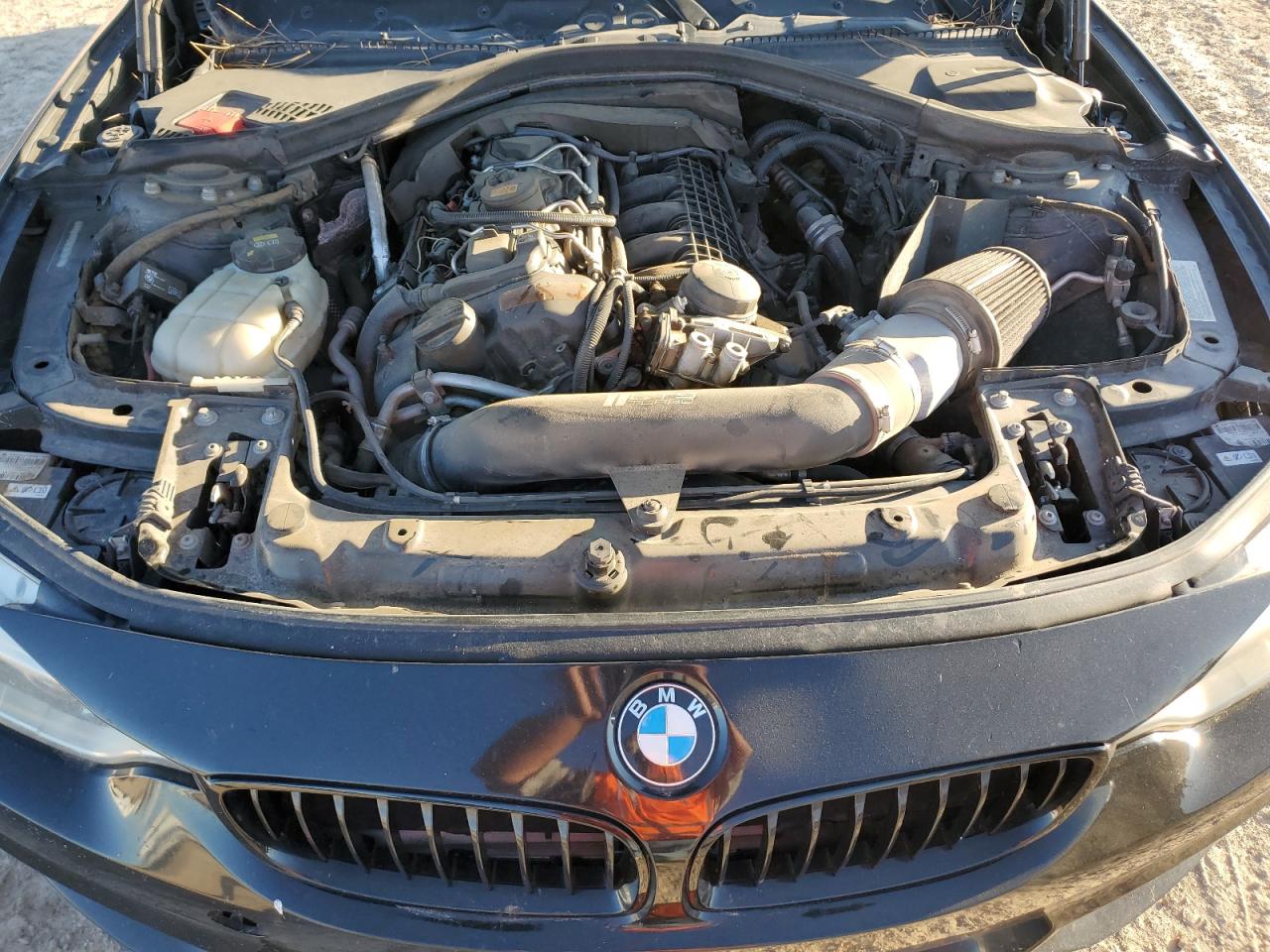 2015 BMW 4er VIN WBA4B1C56FD955411 Copart auction photo, water/flood / rear end damage thumbnail 11