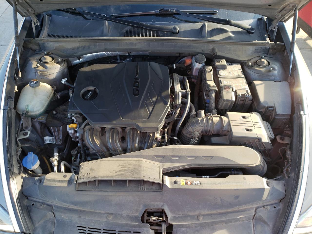 2021 Hyundai Sonata VIN 5NPEL4JA4MH069388 Copart auction photo, rear end damage thumbnail 11