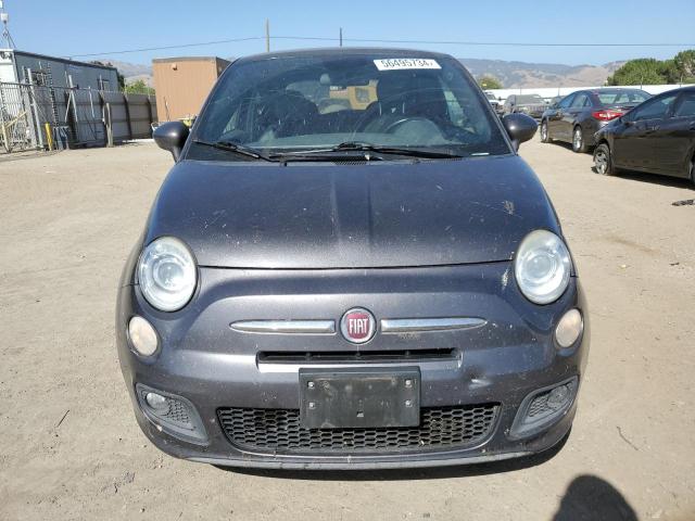 2015 Fiat 500 VIN 3C3CFFBRXFT656670 Copart auction photo, side / front end damage thumbnail 5