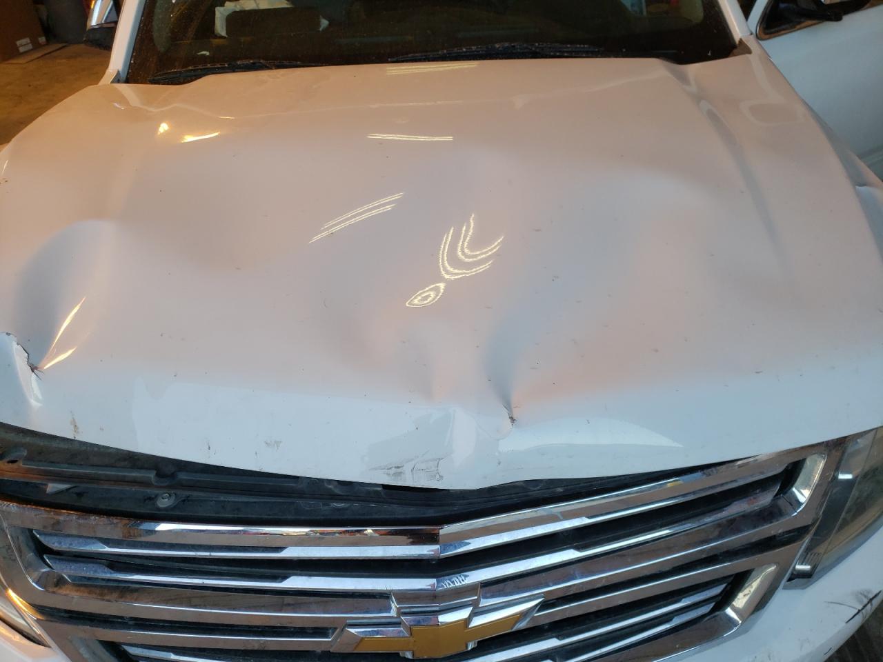 2018 Chevrolet Suburban VIN 1GNSCJKC9JR196800 Copart auction photo, front end / hail damage thumbnail 13