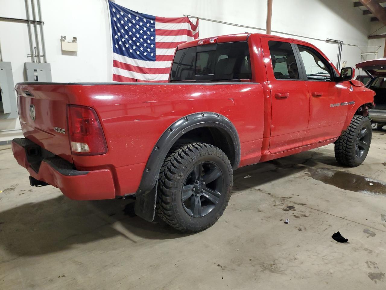 2011 Dodge RAM VIN 1D7RV1GT7BS694231 Copart auction photo, front end damage thumbnail 3