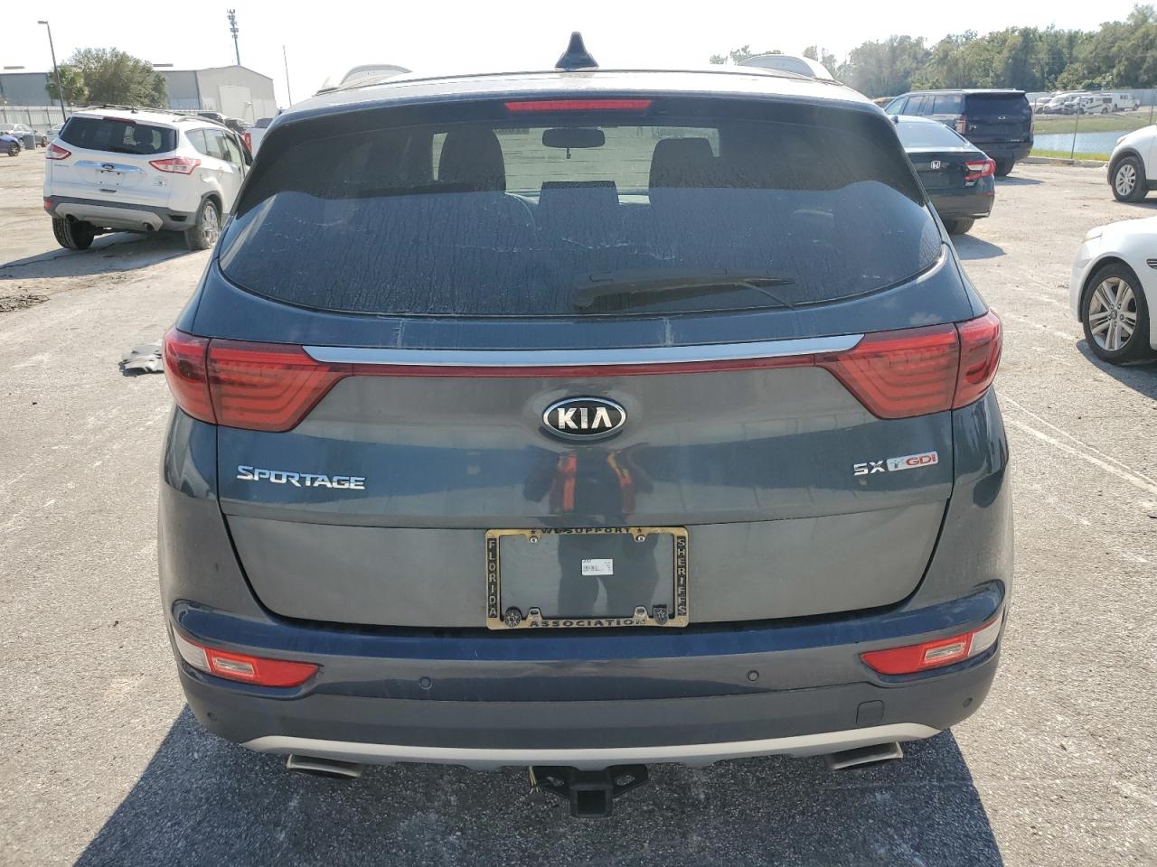 2017 KIA Sportage VIN KNDPRCA63H7095097 Copart auction photo, rear end / minor dent/scratches damage thumbnail 6