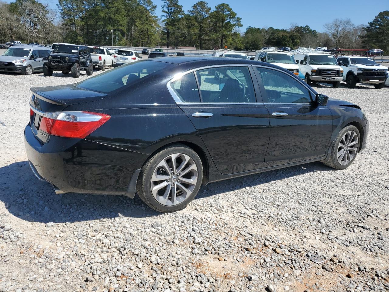 2014 Honda Accord VIN 1HGCR2F5XEA047783 Copart auction photo, front end damage thumbnail 3