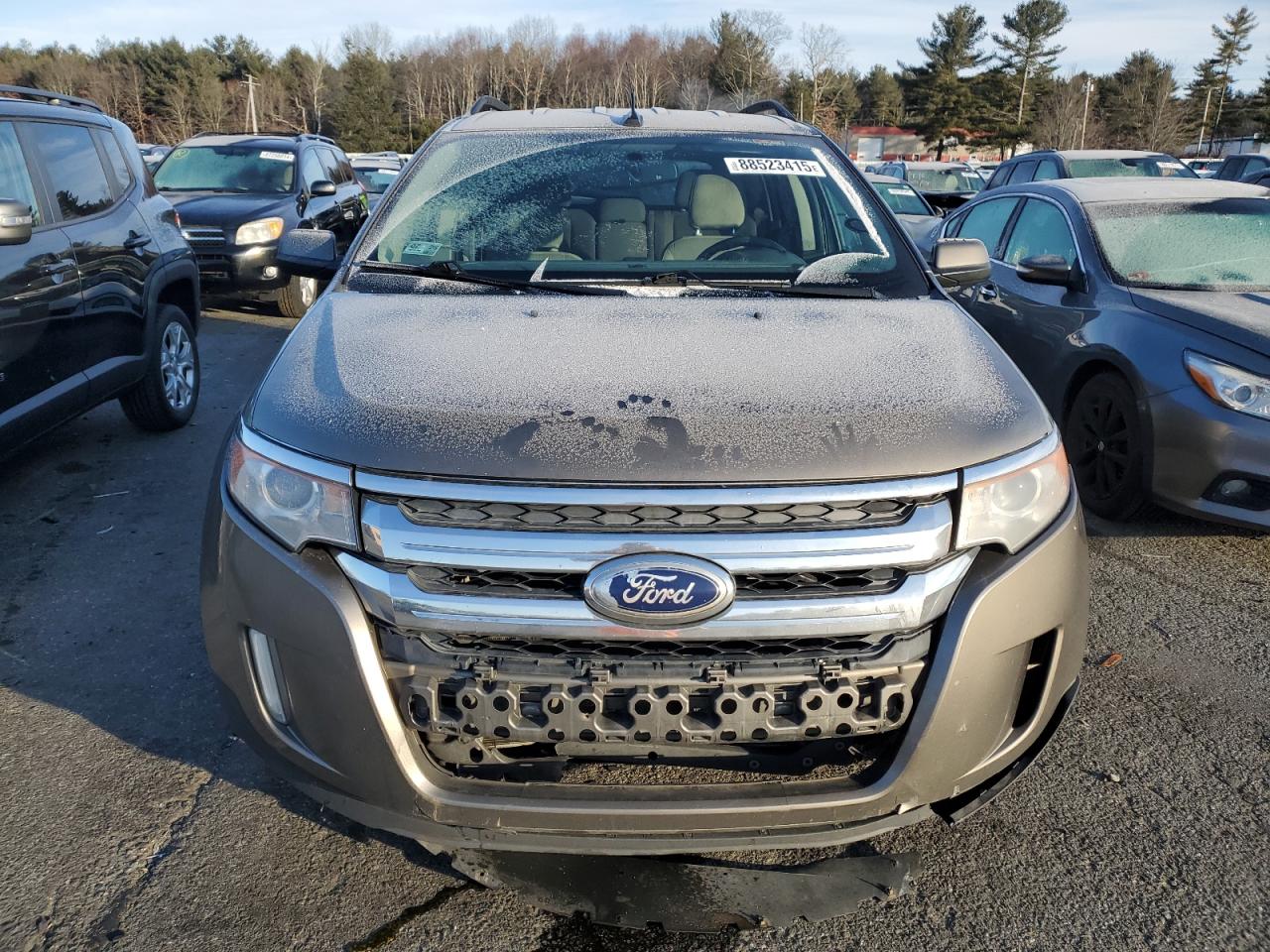2014 Ford Edge VIN 2FMDK4JC0EBA69252 Copart auction photo, front end damage thumbnail 5