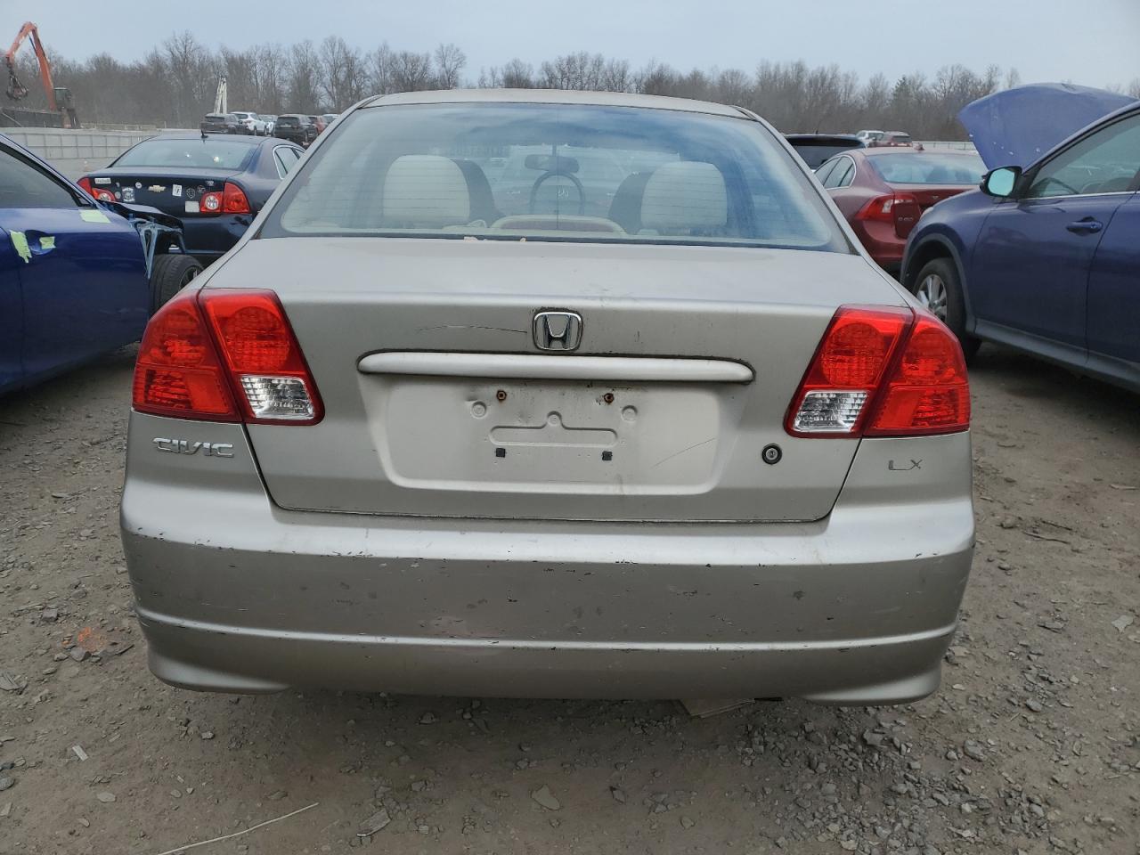 2004 Honda Civic VIN 2HGES16524H544317 Copart auction photo, front end damage thumbnail 6