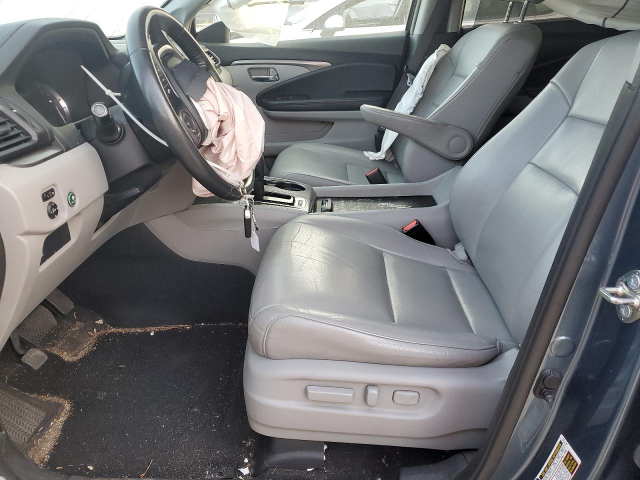 2017 Honda Pilot VIN 5FNYF5H88HB003623 Copart auction photo, side / front end damage thumbnail 7
