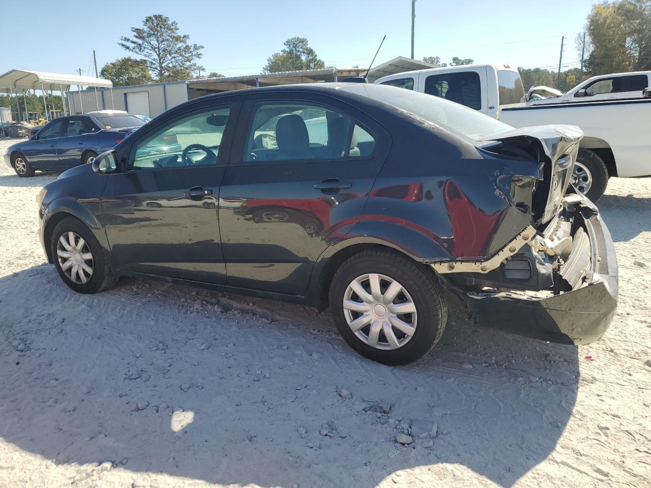 2015 Chevrolet Sonic VIN 1G1JA5SH4F4184239 Copart auction photo, rear end damage thumbnail 2
