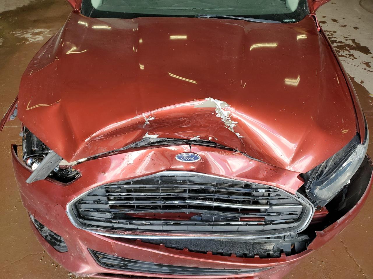 2014 Ford Fusion VIN 3FA6P0HD9ER280477 Copart auction photo, front end damage thumbnail 11