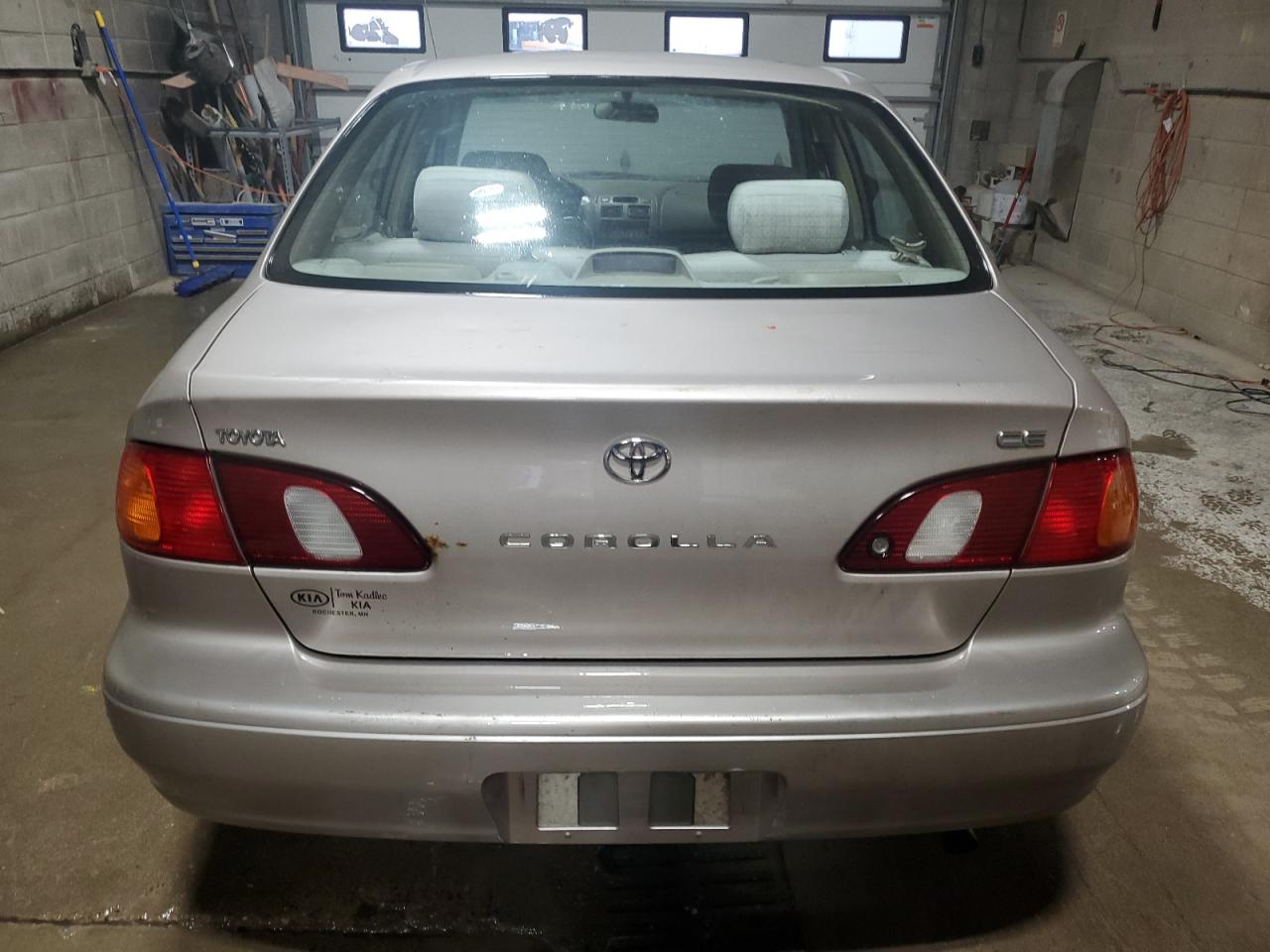 2000 Toyota Corolla VIN 2T1BR12E6YC311737 Copart auction photo, undercarriage / side damage thumbnail 6