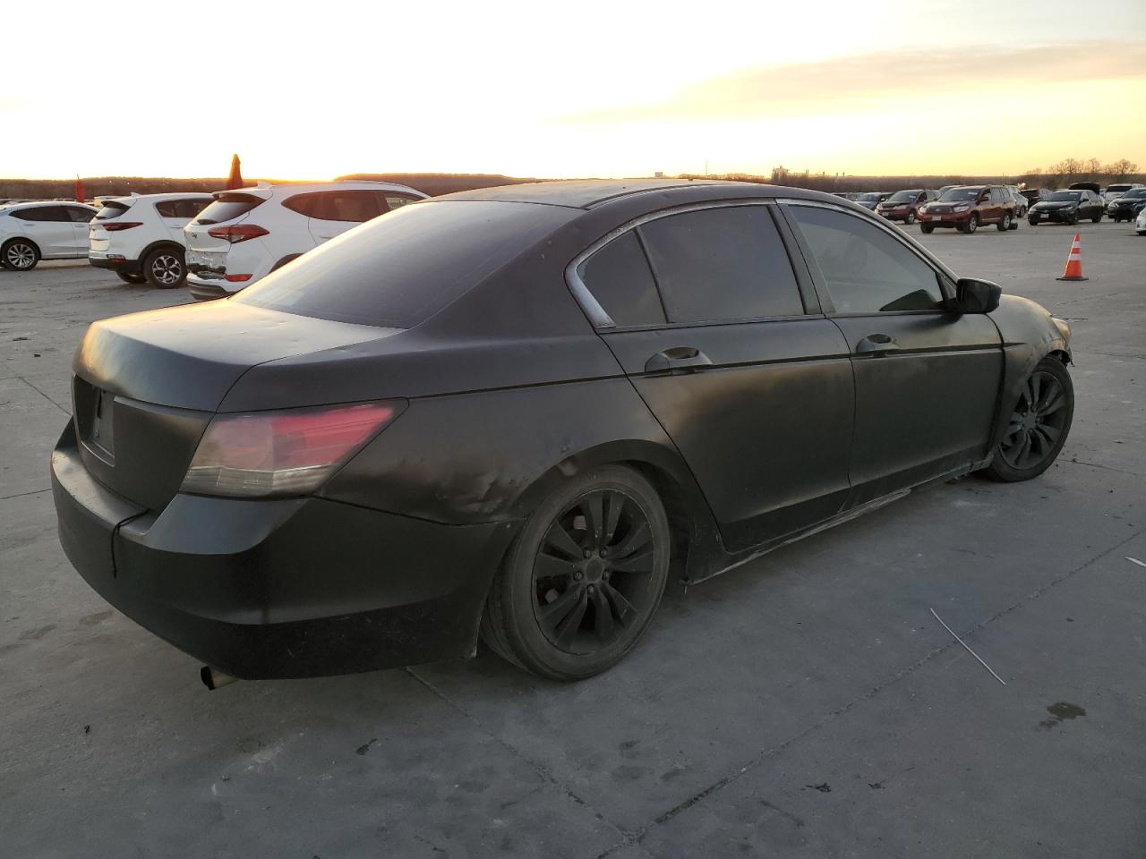 2008 Honda Accord VIN 1HGCP26318A158120 Copart auction photo, front end / hail damage thumbnail 3