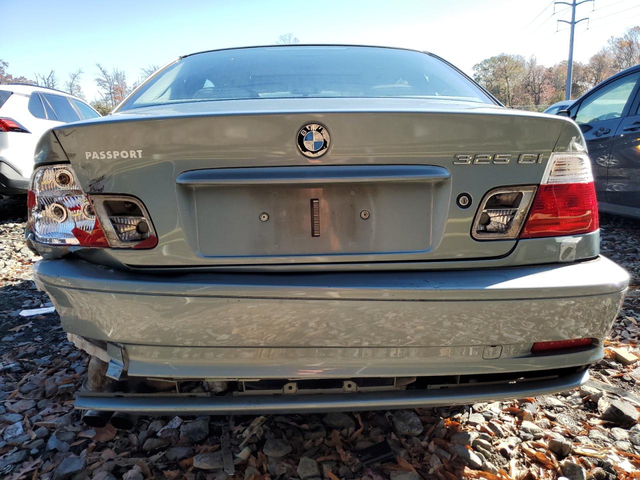 2002 BMW 3er VIN WBABN33452PG59471 Copart auction photo, rear end damage thumbnail 6