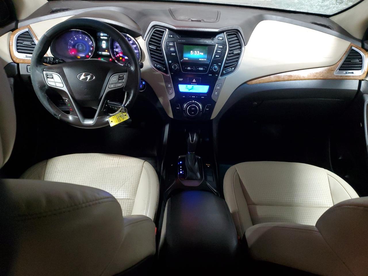 2014 Hyundai Santa Fe VIN KM8SNDHF2EU039758 Copart auction photo, water/flood damage thumbnail 8