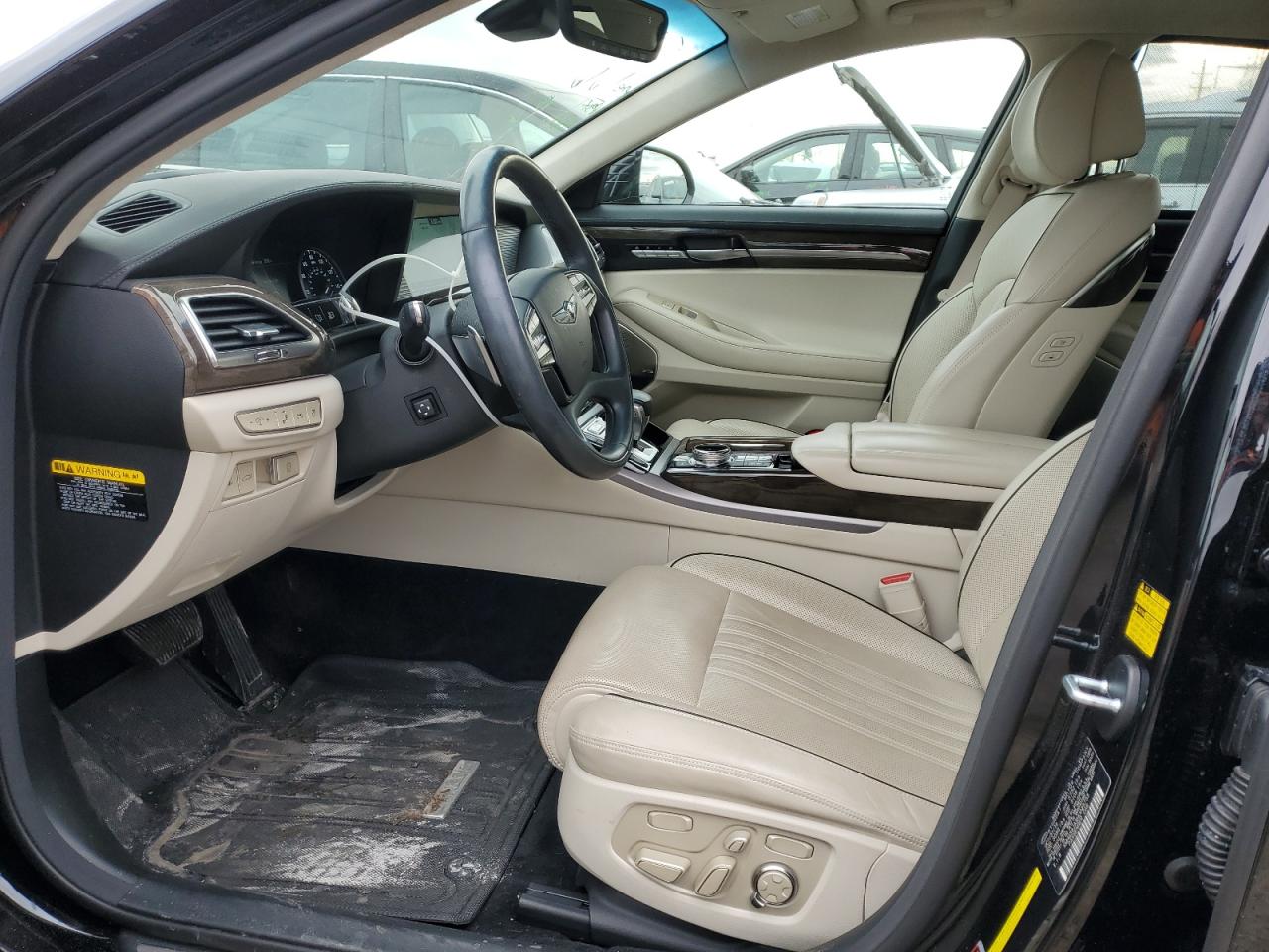 2017 Genesis G90 VIN KMHG34JA5HU025755 Copart auction photo, front end damage thumbnail 7