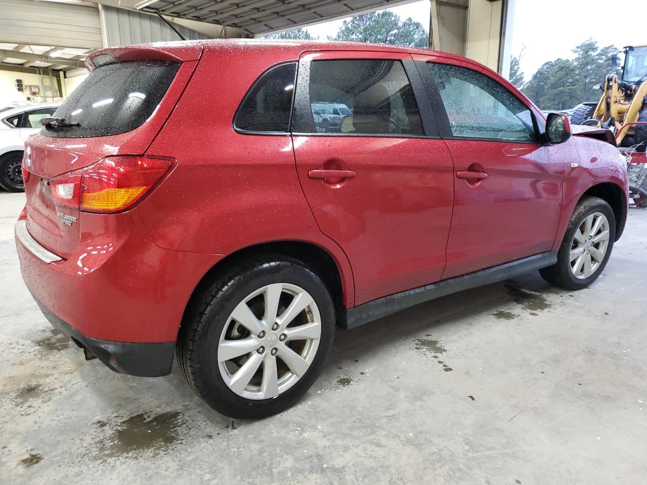 2014 Mitsubishi Outlander VIN 4A4AR3AU0EE023116 Copart auction photo, front end / minor dent/scratches damage thumbnail 3