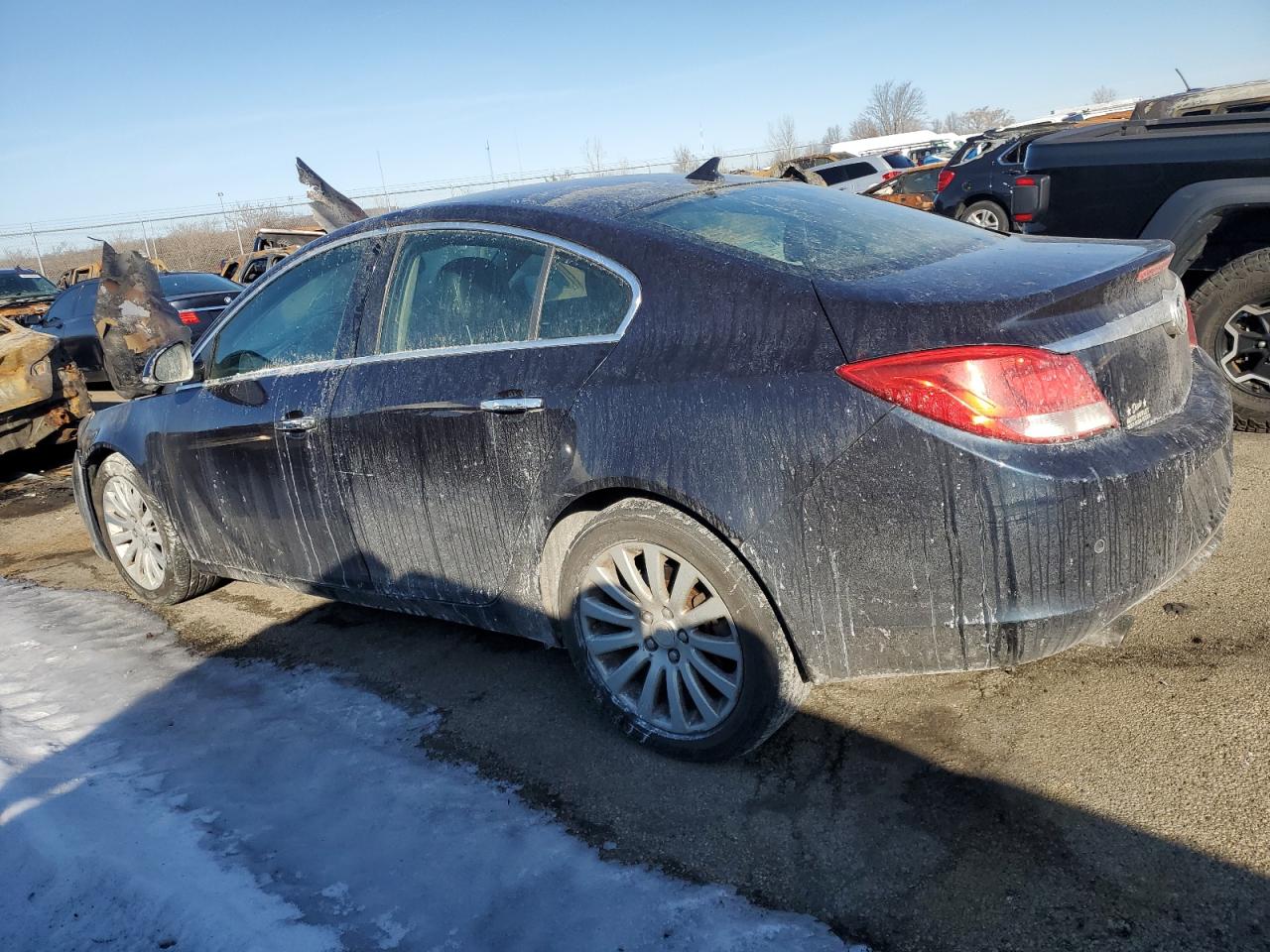 2013 Buick Regal VIN 2G4GS5EVXD9185806 Copart auction photo, burn damage thumbnail 2