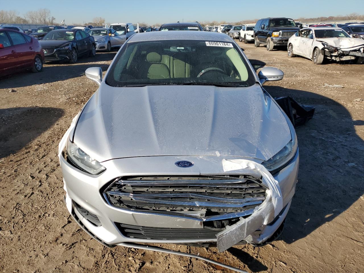 2014 Ford Fusion VIN 1FA6P0HDXE5366271 Copart auction photo, front end damage thumbnail 5