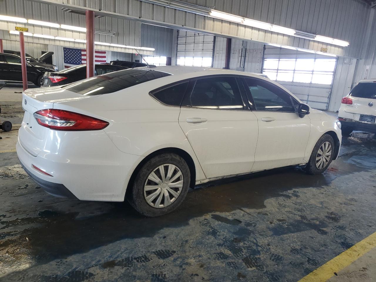 2019 Ford Fusion VIN 3FA6P0G73KR126919 Copart auction photo, front end / undercarriage damage thumbnail 3