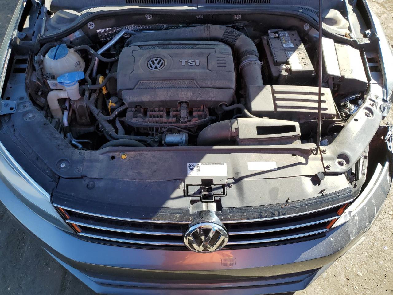 2015 Volkswagen Jetta VIN 3VWB07AJ0FM345640 Copart auction photo, front end / side damage thumbnail 11