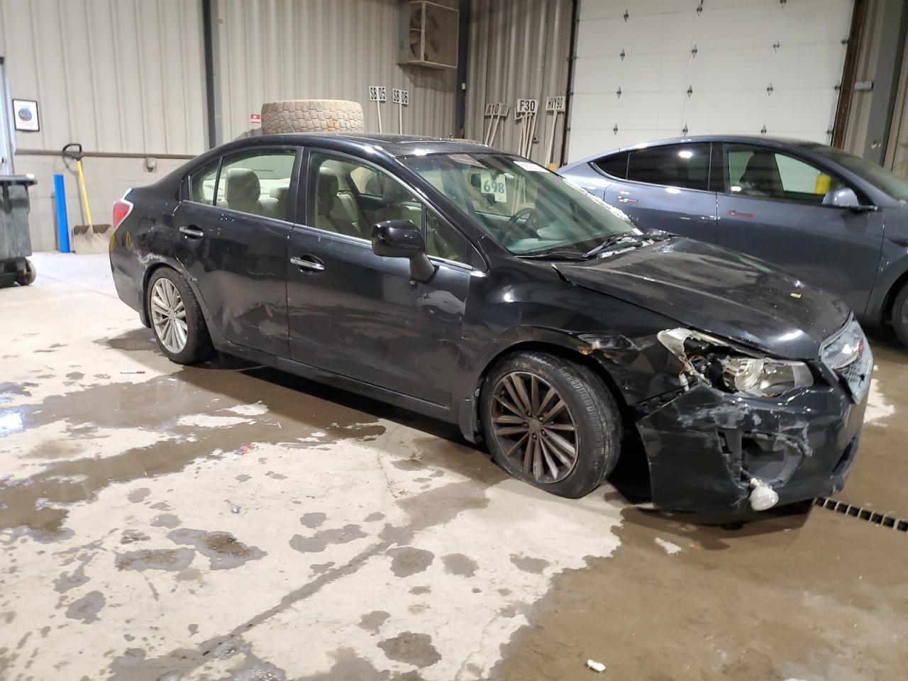 2014 Subaru Impreza VIN JF1GJAH67EH004765 Copart auction photo, front end / all over damage thumbnail 4