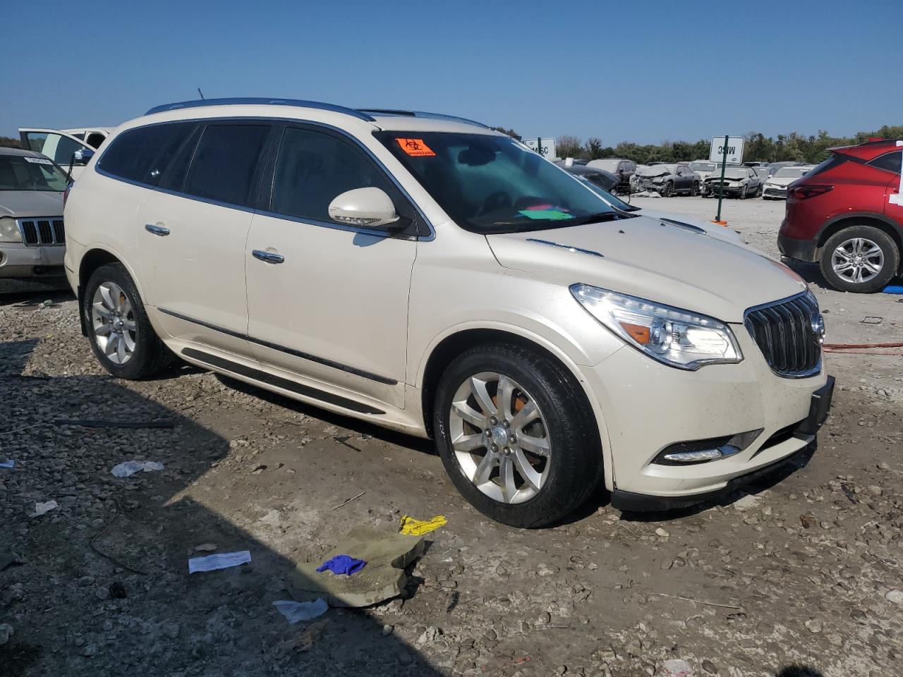 2014 Buick Enclave VIN 5GAKVCKD1EJ371733 Copart auction photo, mechanical damage thumbnail 4