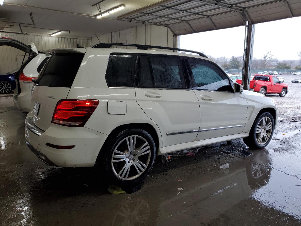 2014 Mercedes-Benz GLK-klasse VIN WDCGG8JB9EG219430 Copart auction photo, side / minor dent/scratches damage thumbnail 3