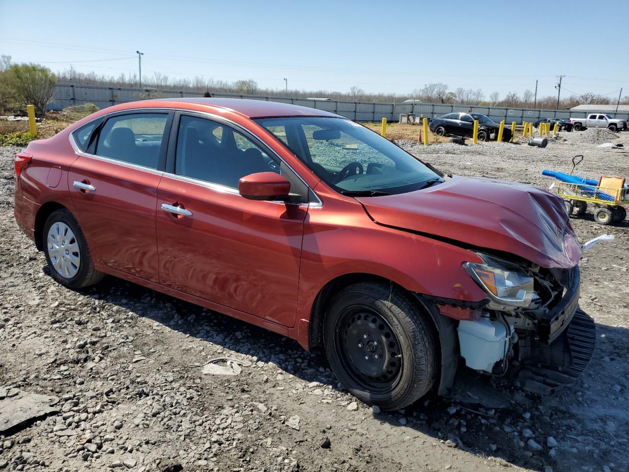 2016 Nissan Sentra VIN 3N1AB7AP1GY240163 Copart auction photo, front end damage thumbnail 4