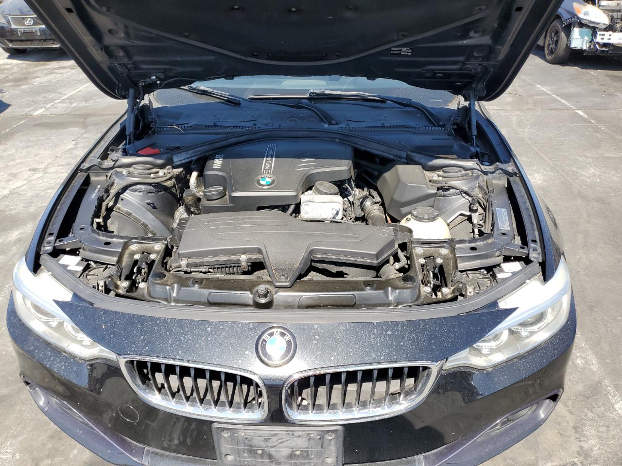 2014 BMW 4er VIN WBA3N7C58EF719061 Copart auction photo, side damage thumbnail 11