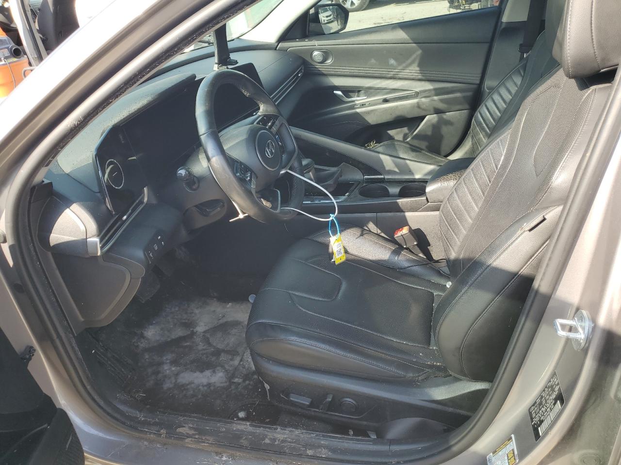 2021 Hyundai Elantra VIN KMHLN4AJ4MU009680 Copart auction photo, water/flood damage thumbnail 7