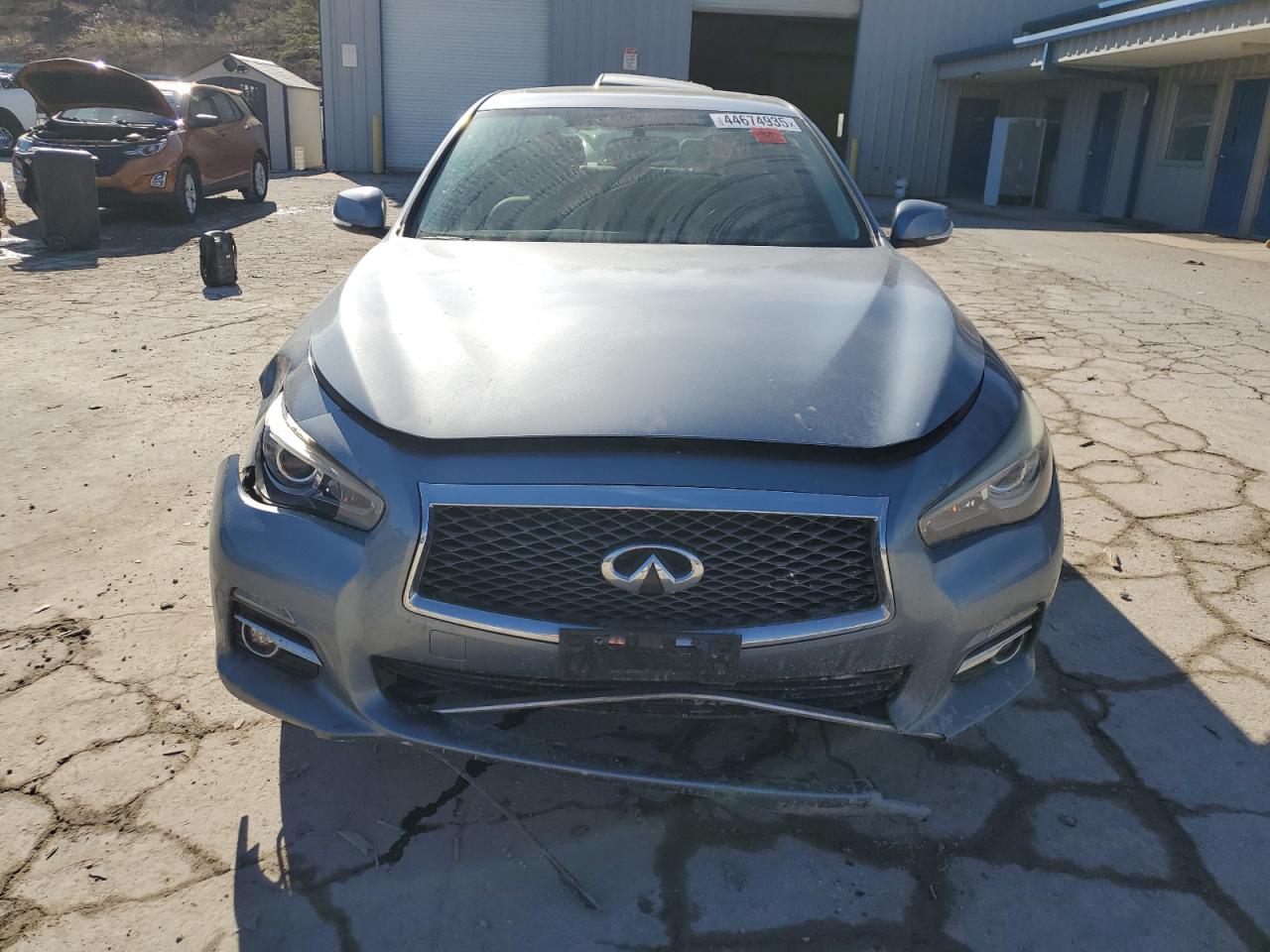 2014 Infiniti Q50 VIN JN1BV7AR7EM683351 Copart auction photo, front end damage thumbnail 5