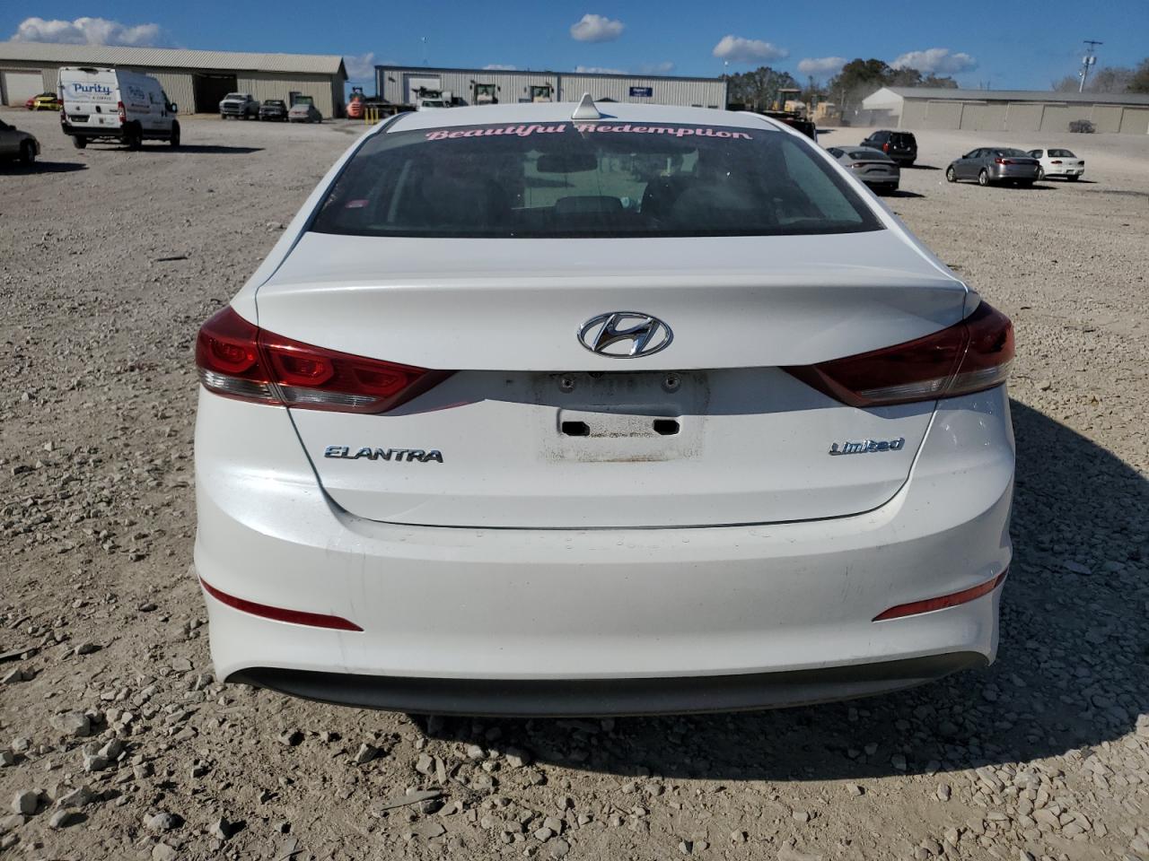 2017 Hyundai Elantra VIN 5NPD84LF4HH087580 Copart auction photo, front end / undercarriage damage thumbnail 6