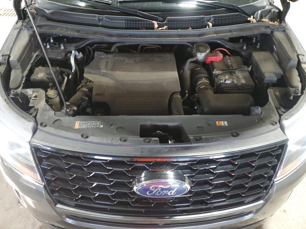 2019 Ford Explorer VIN 1FM5K8GT4KGA19123 Copart auction photo, rear end damage thumbnail 12