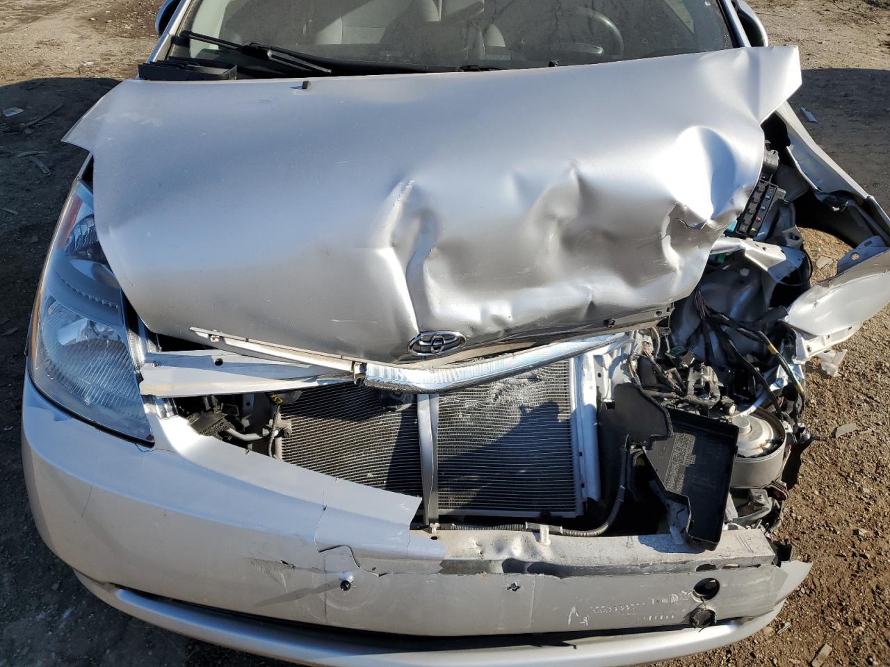 2008 Toyota Prius VIN JTDKB20UX83358914 Copart auction photo, front end damage thumbnail 12