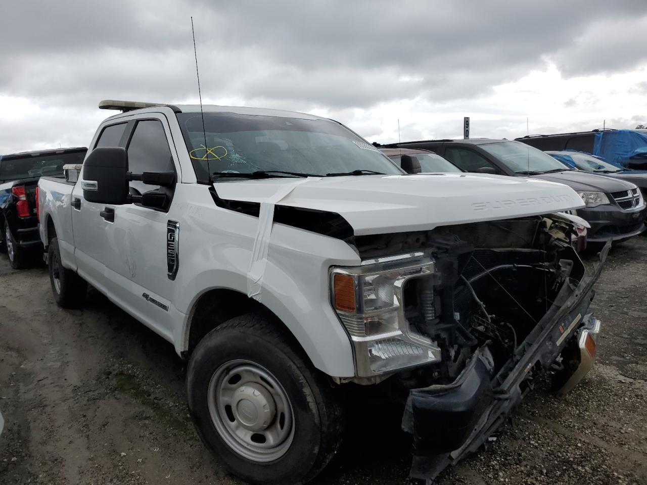 2020 Ford F350 VIN 1FT8W3AT4LEC51798 Copart auction photo, front end damage thumbnail 4