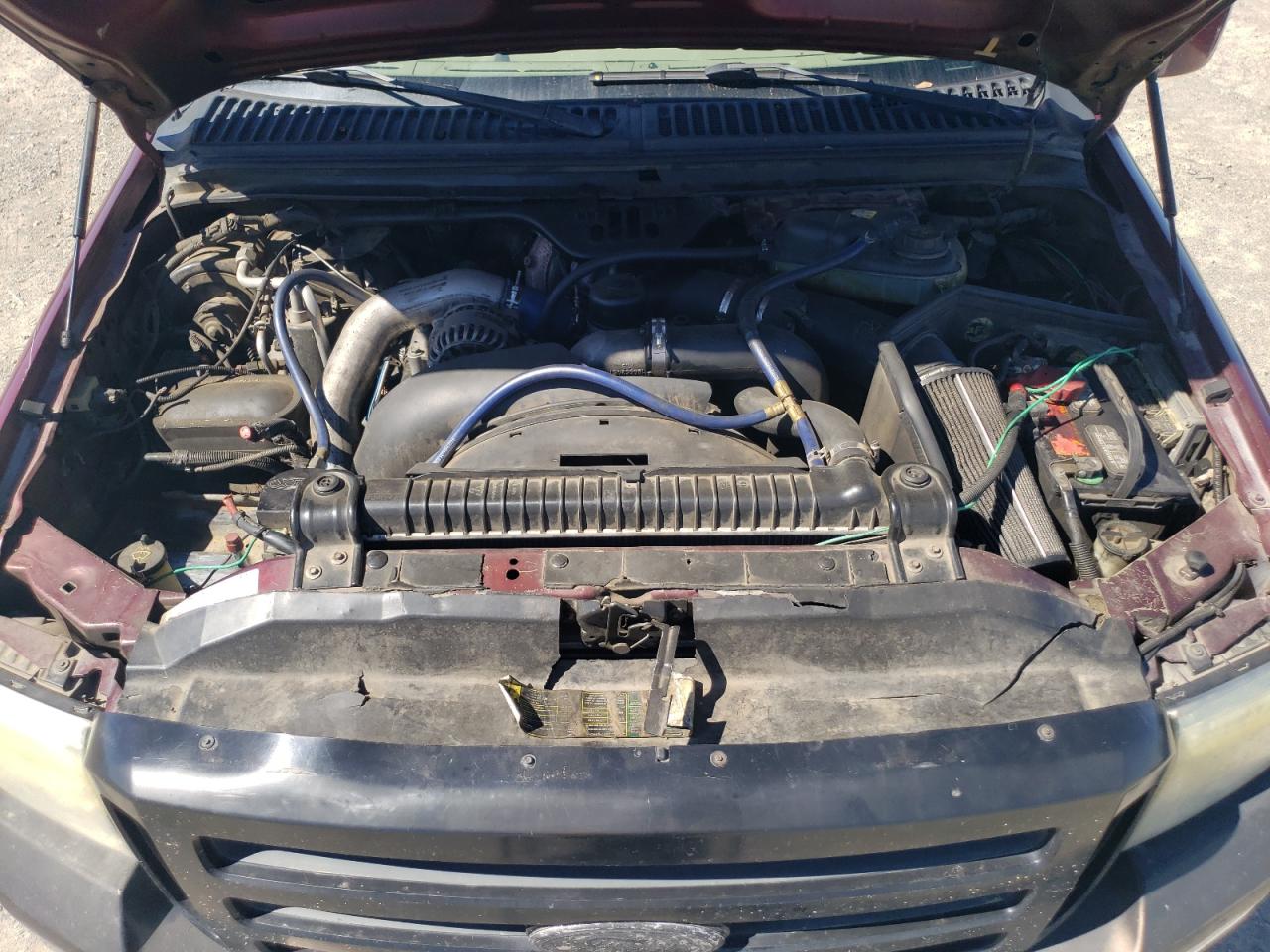 2006 Ford F250 VIN 1FTSX21P06EB60130 Copart auction photo, vandalism damage thumbnail 11