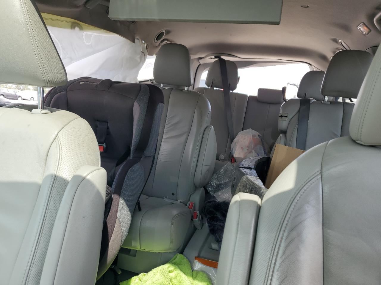 2012 Toyota Sienna VIN 5TDYK3DCXCS215549 Copart auction photo, all over damage thumbnail 10