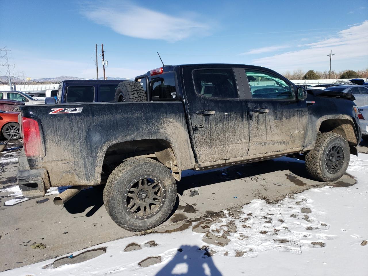 2019 Chevrolet Colorado VIN 1GCPTDE1XK1188991 Copart auction photo, front end / undercarriage damage thumbnail 3
