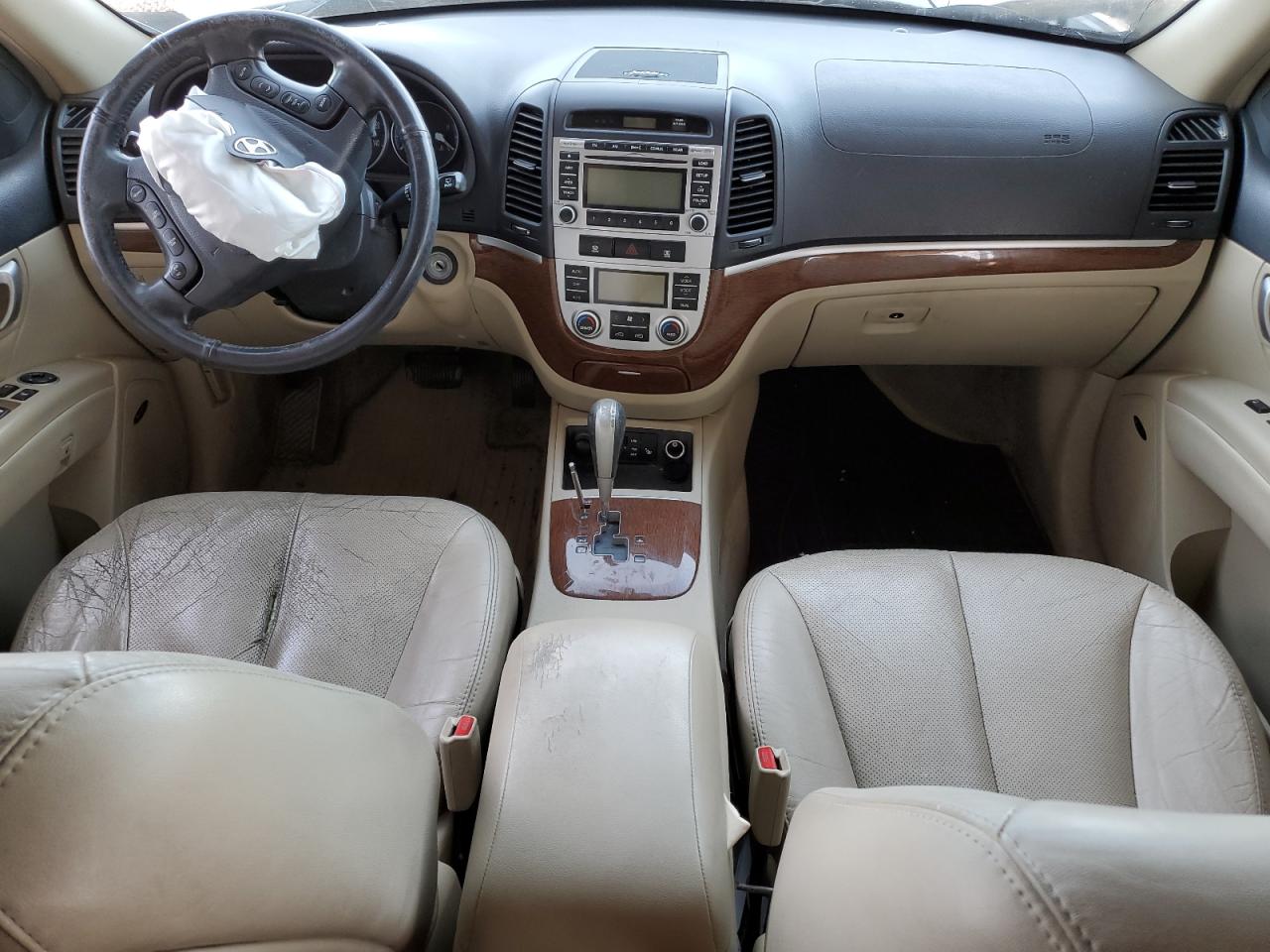 2009 Hyundai Santa Fe VIN 5NMSH13E69H313937 Copart auction photo, front end / side damage thumbnail 8