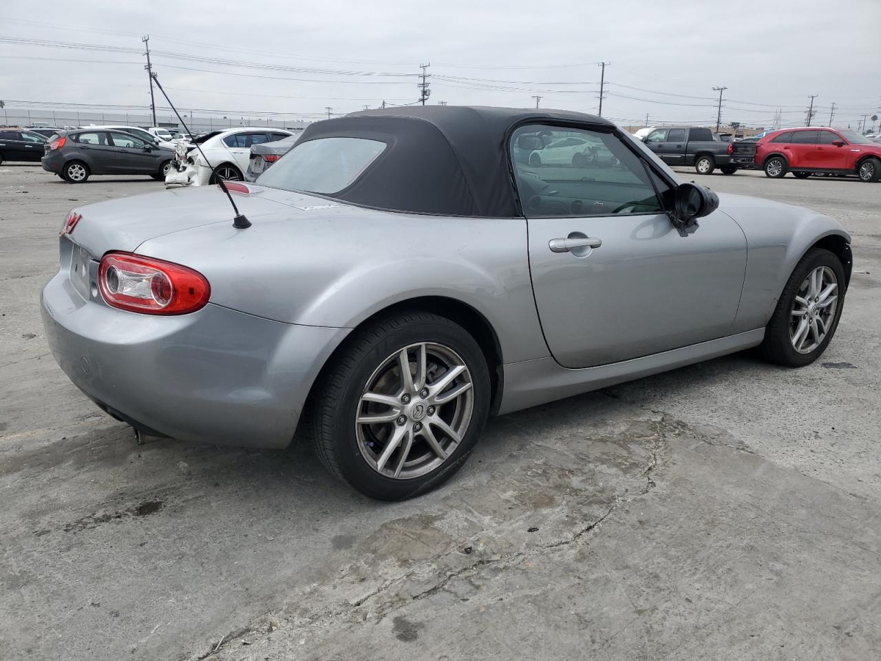 2012 Mazda MX-5 VIN JM1NC2JF4C0222914 Copart auction photo, front end / side damage thumbnail 3