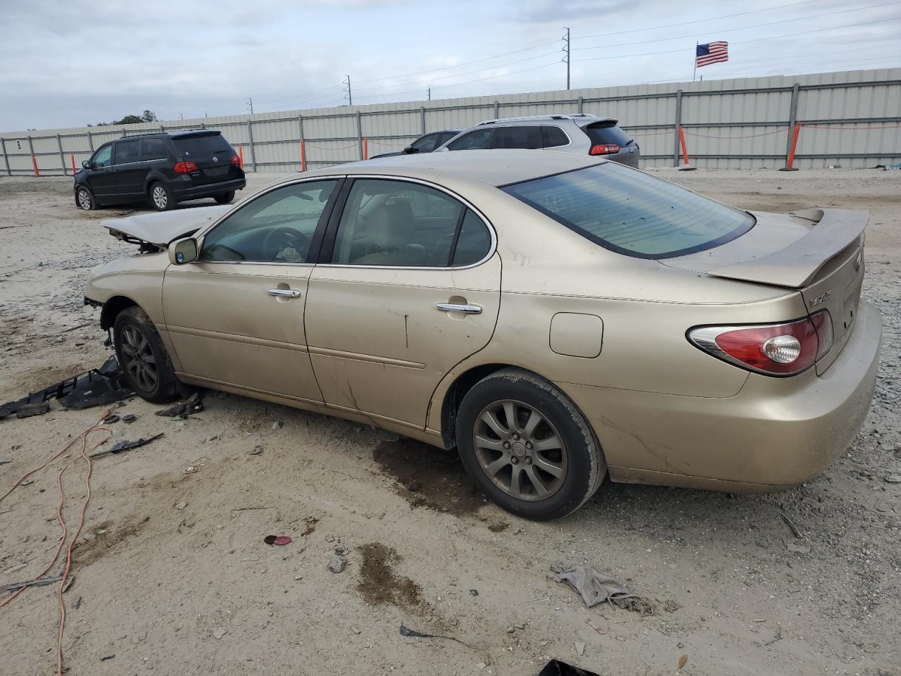 2002 Lexus ES VIN JTHBF30G520024012 Copart auction photo, front end / side damage thumbnail 2